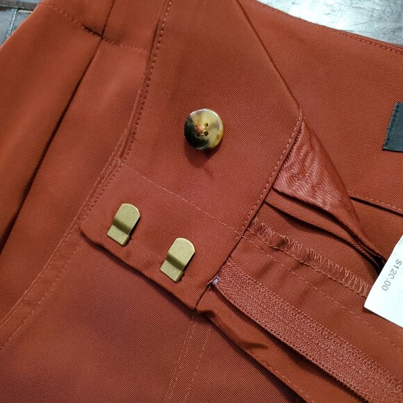 Banana Republic Ultra High-Rise Wide-Leg Pant 8 Burnt Caramel - Picture 5 of 8